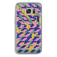 Skew Blush 1: Samsung Galaxy S7 Transparant Hoesje