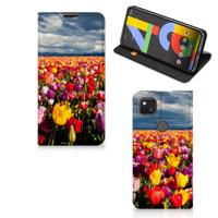 Google Pixel 4a Smart Cover Tulpen