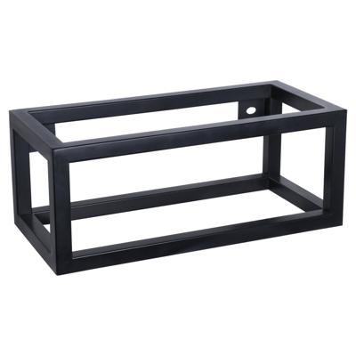 Differnz handdoekhouder voor fontein | mat zwart | 37.5 x 18.5 x 15.5 cm