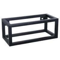 Differnz handdoekhouder voor fontein | mat zwart | 37.5 x 18.5 x 15.5 cm
