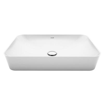 Opbouw wastafel Creavit Ultra | 60x40 cm | Keramiek | Vrijstaand | Rechthoekig | Wit mat