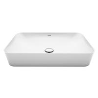 Opbouw wastafel Creavit Ultra | 60x40 cm | Keramiek | Vrijstaand | Rechthoekig | Wit mat