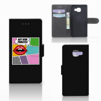 Samsung Galaxy A5 2016 Wallet Case met Pasjes Popart Princess - thumbnail