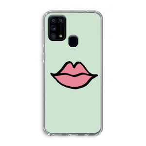 Kusje: Samsung Galaxy M31 Transparant Hoesje