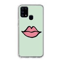 Kusje: Samsung Galaxy M31 Transparant Hoesje