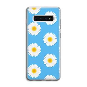 Margrietjes: Samsung Galaxy S10 4G Transparant Hoesje