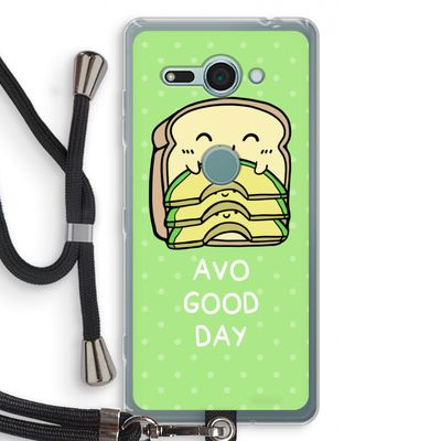 Avo Good Day: Sony Xperia XZ2 Compact Transparant Hoesje met koord