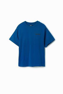 Arty T-shirt met hart - BLUE - 11/12