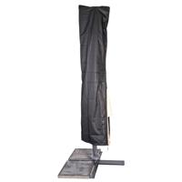 Afdekhoes/beschermhoes voor zweefparasols - D3.5 m - zwart - inclusief stok - Parasolbescherming