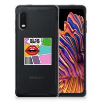 Samsung Xcover Pro | Sillicone Back Cover | Popart Princess Samsung Xcover Pro | Sillicone Back Cover | Popart Princess