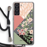 Sweet heaven geometrics: Samsung Galaxy S21 FE Transparant Hoesje met koord