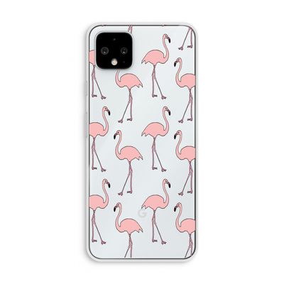 Anything Flamingoes: Pixel 4 XL Transparant Hoesje