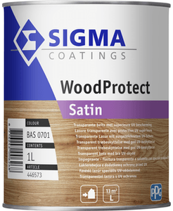 sigma woodprotect satin kleur 1 ltr