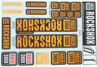 ROCKSHOX decor set decal set orange ROCKSHOX decor set decal set orange