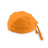 Oranje party bandana voor volwassenen - Verkleedhoofddeksels - thumbnail