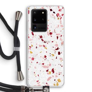 Terrazzo N°9: Samsung Galaxy S20 Ultra Transparant Hoesje met koord