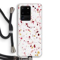 Terrazzo N°9: Samsung Galaxy S20 Ultra Transparant Hoesje met koord
