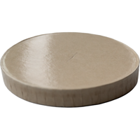 Deksel | milkshakebeker | Karton + PE | rond | x-slot | Ø90mm | naturel | 1000 stuks