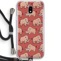 Mammoet: Samsung Galaxy J3 (2017) Transparant Hoesje met koord