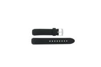 Horlogeband Armani AR1024 Silicoon Zwart 20mm