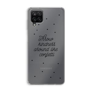 Confetti: Samsung Galaxy A12 Transparant Hoesje