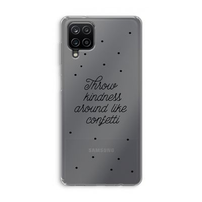 Confetti: Samsung Galaxy A12 Transparant Hoesje