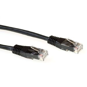ACT IB3510 LSZH U/UTP CAT6A Patchkabel Zwart - 10 meter