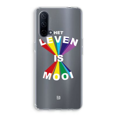 Het Leven Is Mooi: OnePlus Nord CE 5G Transparant Hoesje