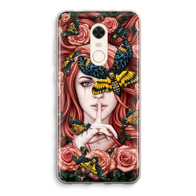 Lady Moth: Xiaomi Redmi 5 Transparant Hoesje