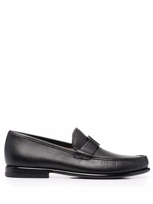 Ferragamo mocassins Vara à boucle - Noir