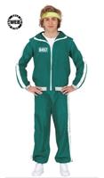 Squid Game Groen Trainingspak Heren Squid Game Groen Trainingspak Heren