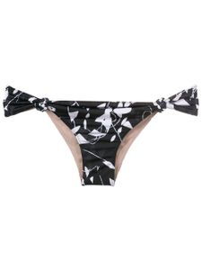 Clube Bossa bas de bikini à fleurs - Noir