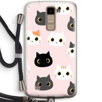 Katten: LG K10 (2016) Transparant Hoesje met koord