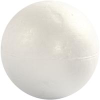 Creativ Company Ballen, d 10 cm, wit, 5 stuk/ 1 doos