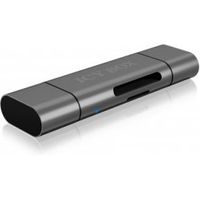 ICY BOX IB-CR200-C USB 2.0 Antraciet geheugenkaartlezer