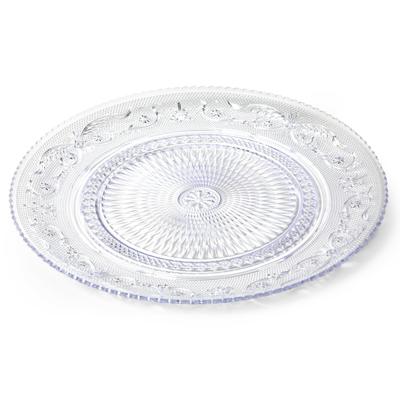 Onbreekbare Dinerborden - kunststof - kristal stijl - transparant - D31 cm