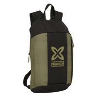 Schoolrugzak Munich West Zwart Groen 22 x 39 x 10 cm