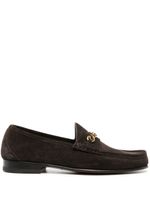 TOM FORD mocassins à détail de chaine - Marron