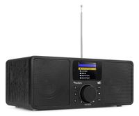 Audizio Rome DAB radio, internet radio met wifi + Bluetooth - Zwart - thumbnail