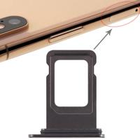 Dubbele SIM-kaart lade voor iPhone XS Max (dubbele SIM-kaart) (zwart)