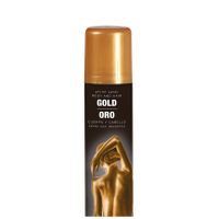 Gouden haar/lichaam uitwasbare verf bodyspray   -