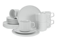 Creatable Serviesset Chef Collection (18-delig koffieservies, Wit)