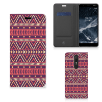 Nokia 5.1 (2018) | Hoesje met Magneet | Aztec Paars