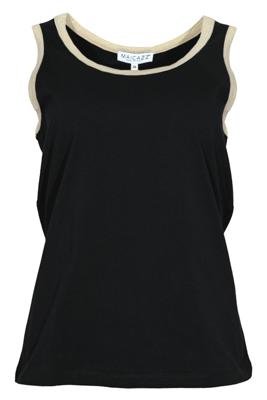 Maicazz Ballet Su25.60.341 Tops En Singlets Black -gold