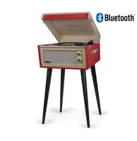 Crosley Dansette Bermuda Vinyl Platen Speler - Rood - Met Bluetooth