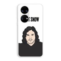 Let It Snow: Huawei P50 Transparant Hoesje