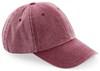 Beechfield CB655 Low Profile Vintage Cap - Vintage Red - One Size - thumbnail