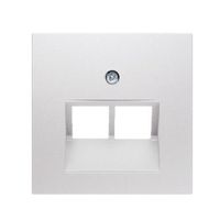 Centraalplaat UAE doos 2 x RJ45 Berker S1 polar wit 14098989