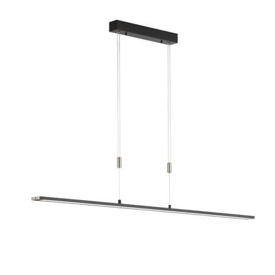 Fischer & Honsel Zwarte kantoor hanglampMetz TW 160cm - 60016