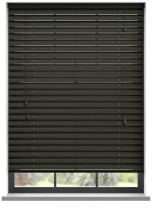 Aluminium jaloezie met koord - Antraciet Mat